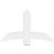 Ekena Millwork Bellingham Architectural Grade PVC Gable Bracket, 48"W x 30"H x 6"D x 6"F, 15/12 Pitch GBP048X30X0606BEL00 - alternate 2